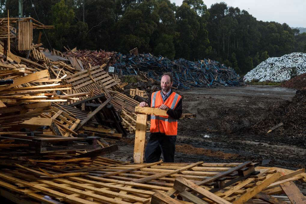TRASH TALK: Dulverton Waste Management chief executive Mat Greskie says waste is a $2 billion a year industry. Picture: Phillip Biggs