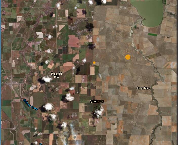 Earthquake locations overnight. Map: Geoscience Australia.