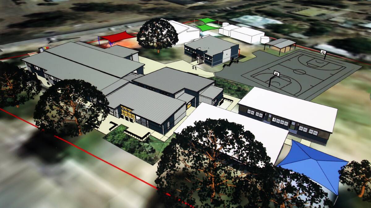 Concept plans for Marong Primary School upgrades. Picture: GLENN DANIELS