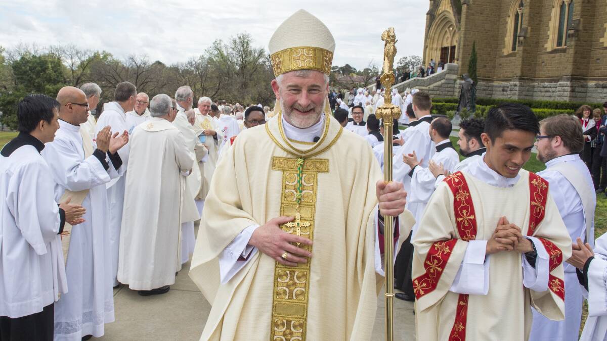 Bishop Shane Mackinlay. Picture: DARREN HOWE