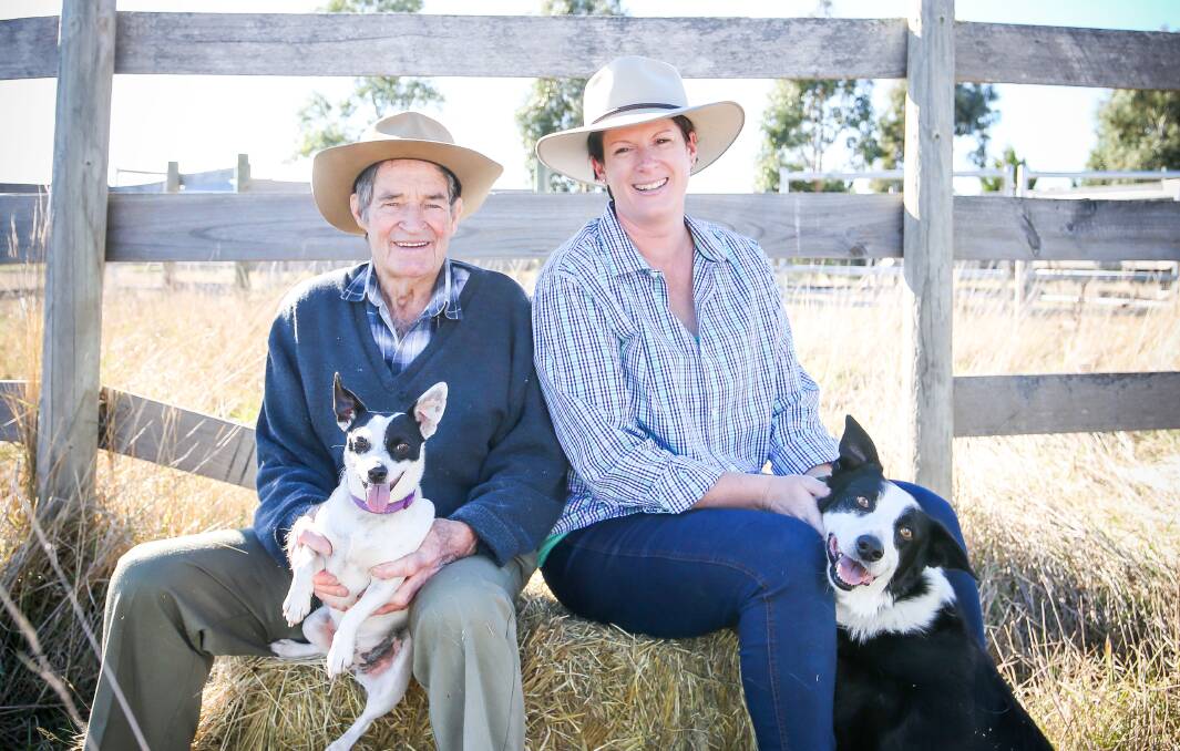 OLD HANDS: Farmers Noel Jenner and Melissa Connors. Picture: Nicole Cleary.