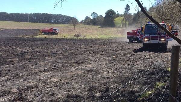 Country Fire Authority respond to an out-of-control fire over the weekend. Picture: CFA.