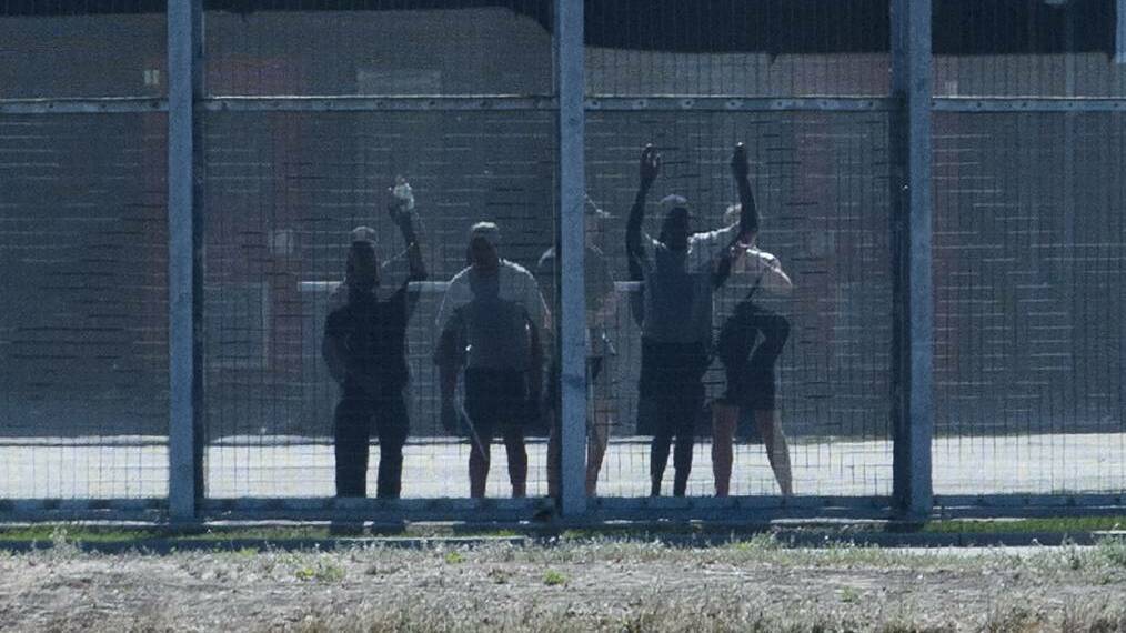 Malmsbury Youth Justice Centre inmates. Picture: DARREN HOWE