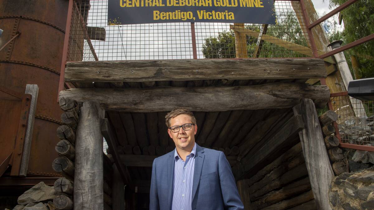 Bendigo Heritage Attractions chief executive James Reade. Picture: DARREN HOWE