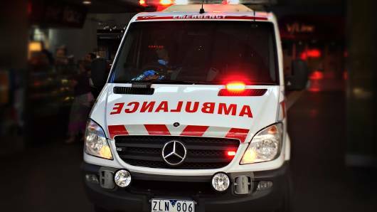 Ambulance Victoria are treating one person on the scene of an industrial accident in Epsom. Picture: file