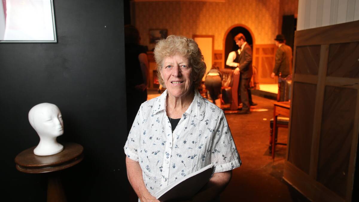 Maureen Fleiner can spend five hours a day, five days a week at the theatre, where she volunteers as production manager with Bendigo Theatre Company. Picture: GLENN DANIELS.