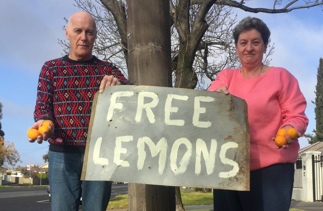 Gary and Kerry Muston have been left disappointed by a light fingered laundry lifter. Picture: ELSPETH KERNEBONE.