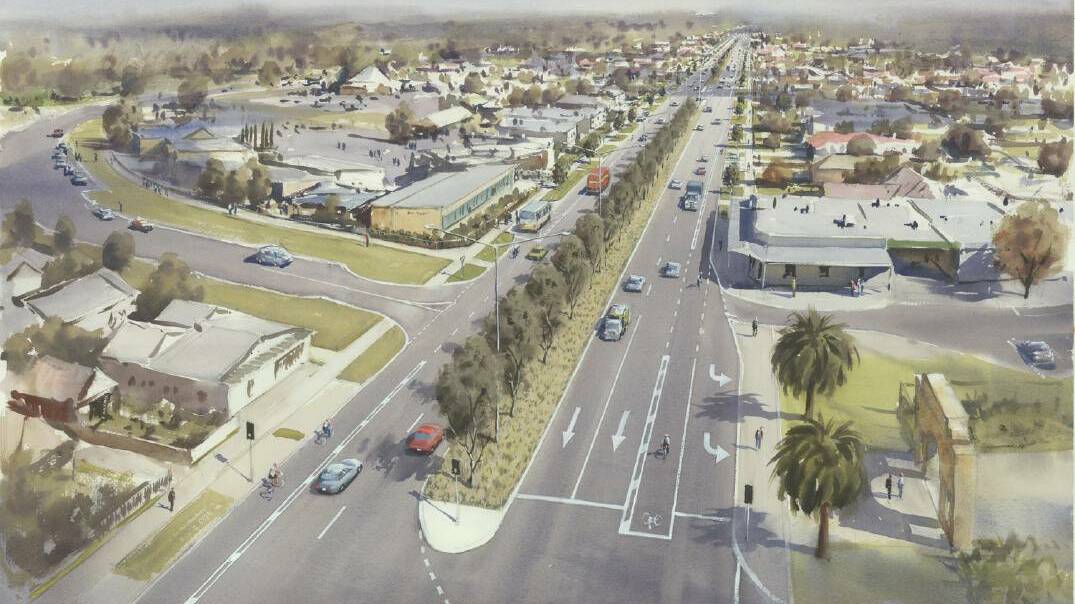 Artist impressions of how Napier Street will look after 5-10 years. Picture: VicRoads

