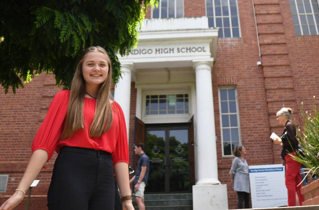 Whitney Eadon has had a bumpy ride for the past few years, but came through year 12 with the support of her family. Picture: ELSPETH KERNEBONE.
