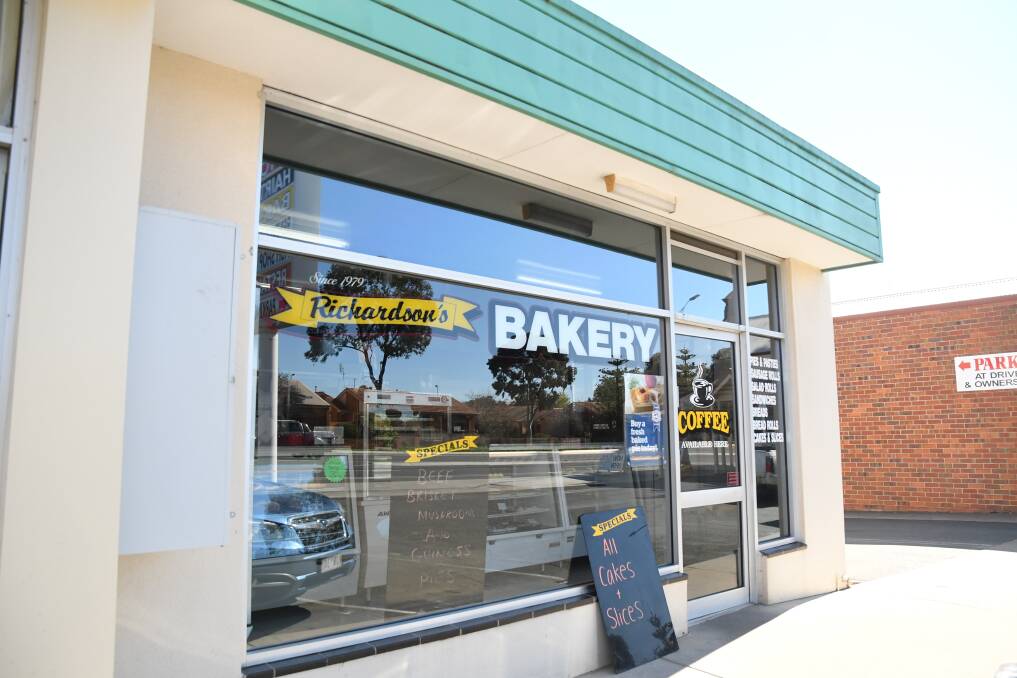 Police have arrested a man after an alleged armed robbery at Richardson's Bakery on Saturday morning. Picture: ELSPETH KERNEBONE
