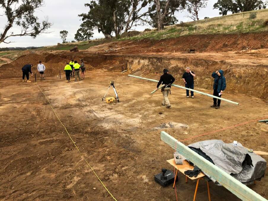 GROUND WORK: Preliminary work on site at the miniature railway. Picture: supplied.