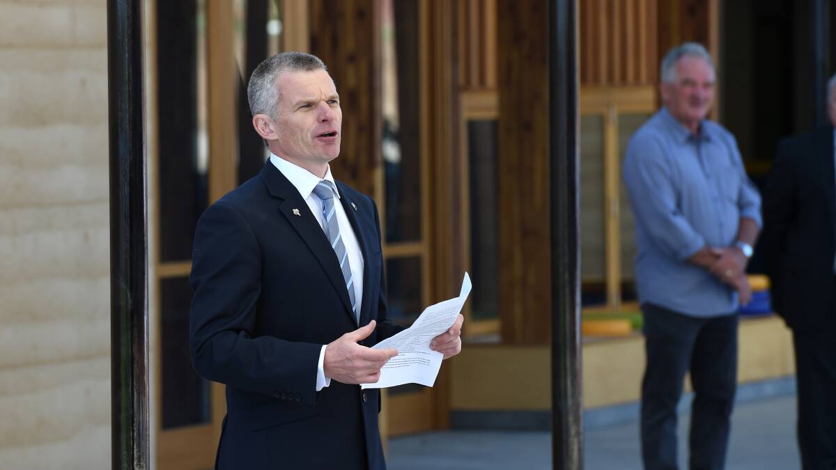 PLANNING: Marist College principal Darren McGregor asked families to pass on details of overseas travel. Picture: file