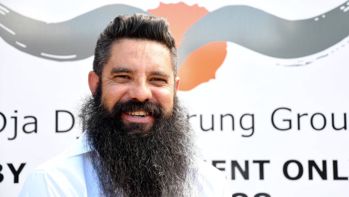 BIG DREAM: Dja Dja Wurrung Corporation chair Trent Nelson was excited to see the cultural hub take a huge step forward. Picture: NONI HYETT