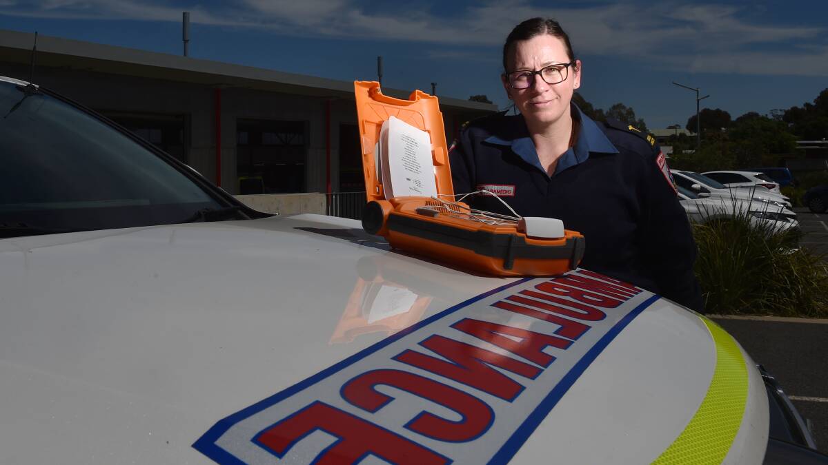 Acting Regional Director Loddon Mallee Amelia Kohn has urged people to learn CPR and AED use. Picture: DARREN HOWE