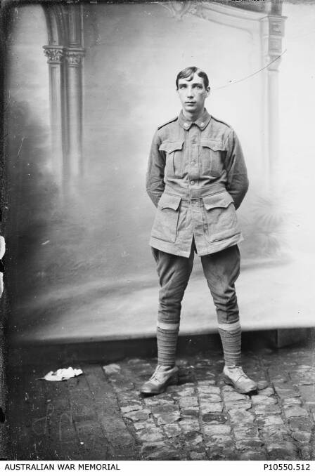 Private Robert Deegan was identified in the Thuillier collection. Picture: supplied