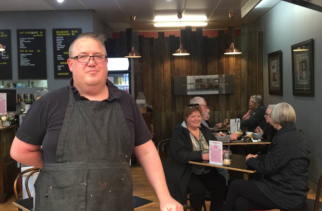BUSINESS FEARS: Strath Village business Love a Latte owner Tim Carnell says a Kaufland would be detrimental. Picture: ELSPETH KERNEBONE