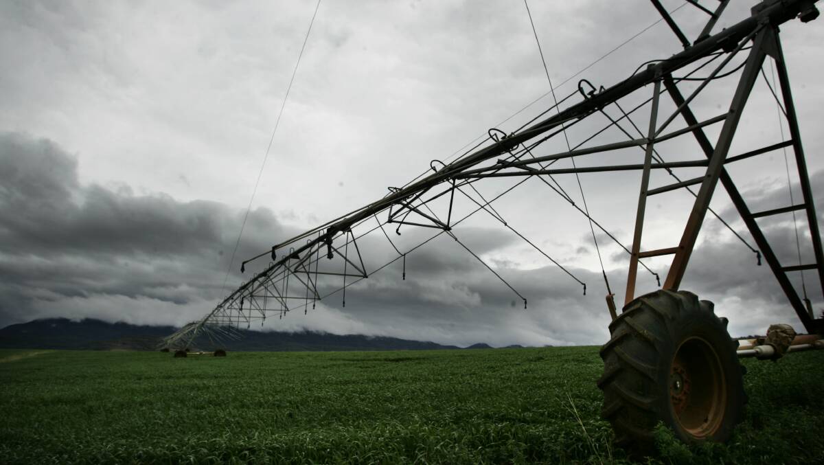A pivot irrigator. Picture: PETER STOOP