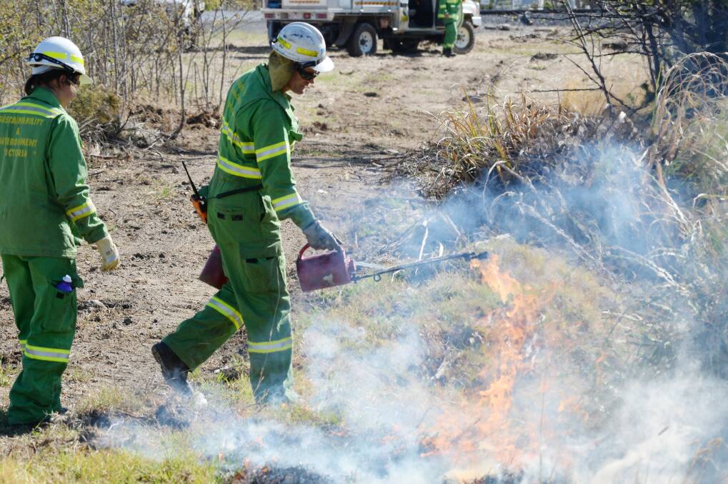 FIRE SAFETY: Fuel reduction burns have already begun in parts of district two, as firefighters prepare for more controlled burns. Picture: DARREN HOWE