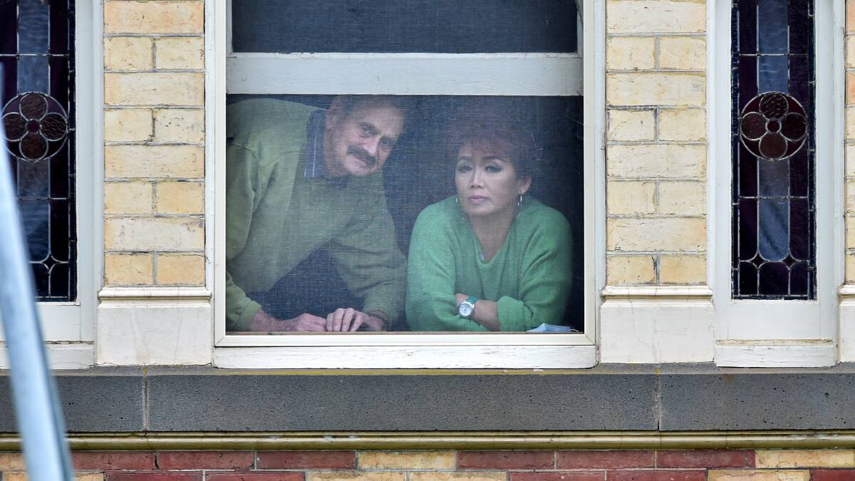 UNLUCKY: James and Etty Lerk are quarantining at home after travelling from a COVID-19 red zone. Picture: DARREN HOWE
