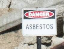 Exposure to asbestos can cause mesothelioma. Picture: DARREN HOWE