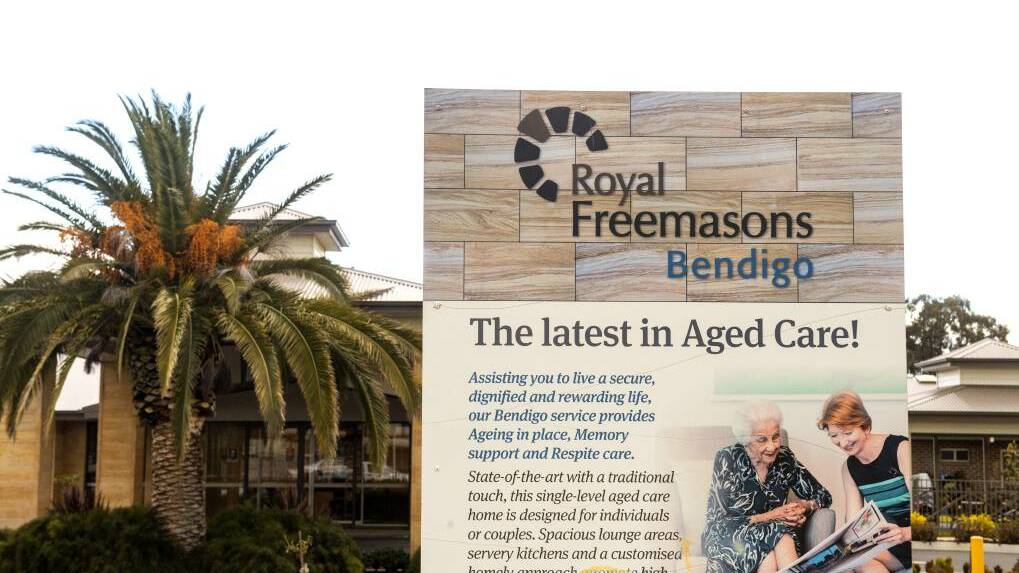 One of two Royal Freemasons aged care centres in Bendigo. Picture: DARREN HOWE