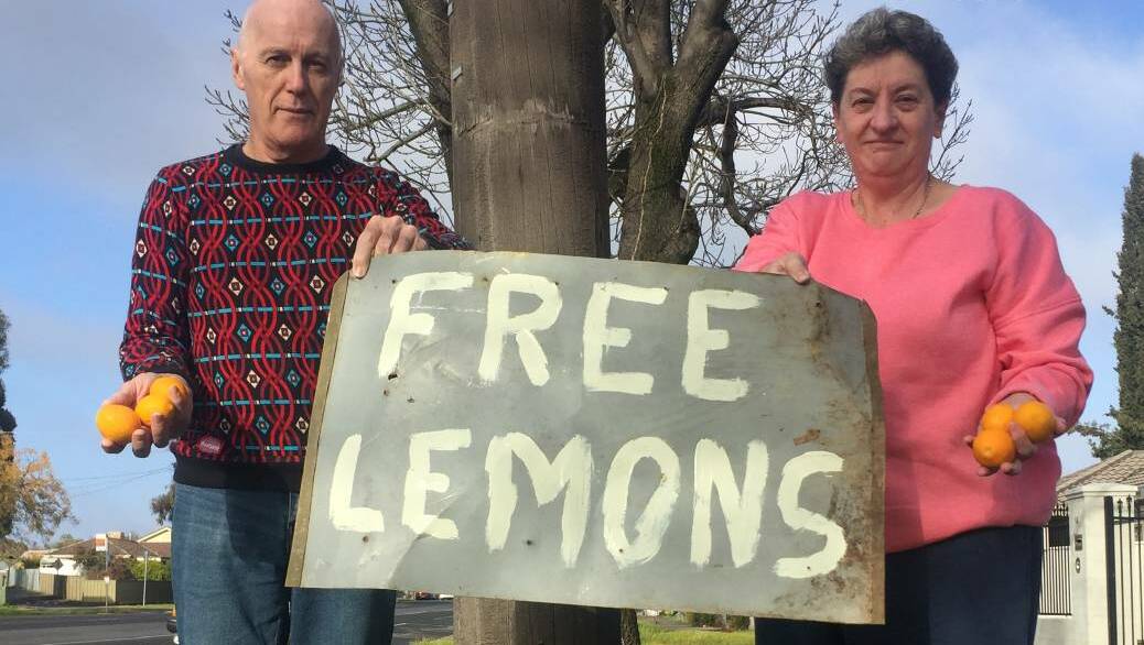 Gary and Kerry Muston were left disappointed by a light fingered laundry-tub lifter. Picture: ELSPETH KERNEBONE.