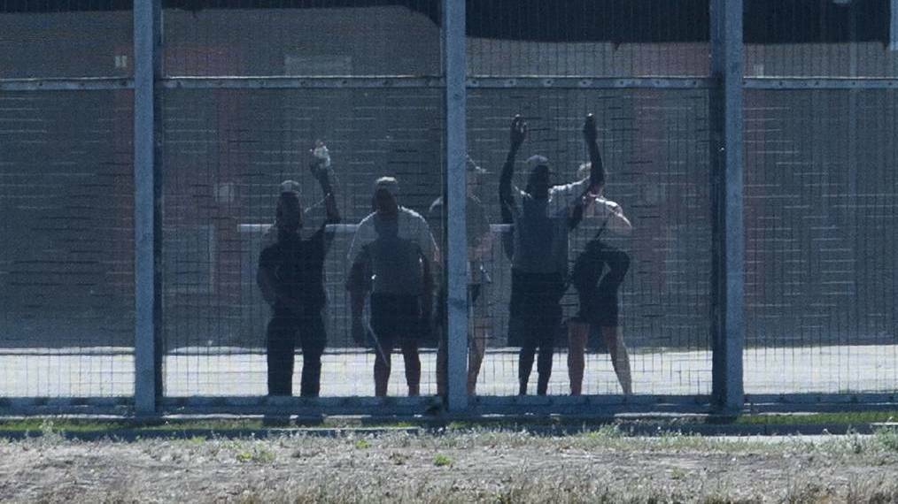 Inmates at Malmsbury Youth Justice Centre. Picture: DARREN HOWE