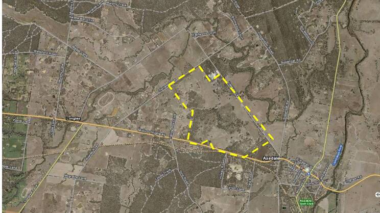 The location of the proposed subdivision. Image: supplied
