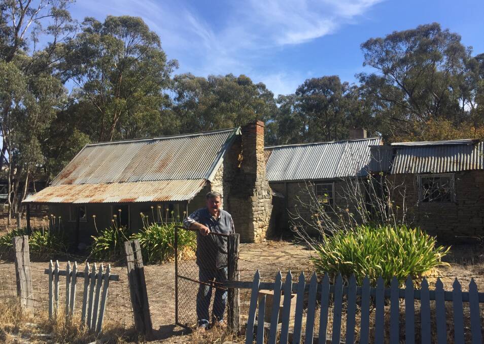 HERITAGE HOME: Arthur Doye outside the Samson Cottage which has been in his family for more than 100 years. Picture: ELSPETH KERNEBONE