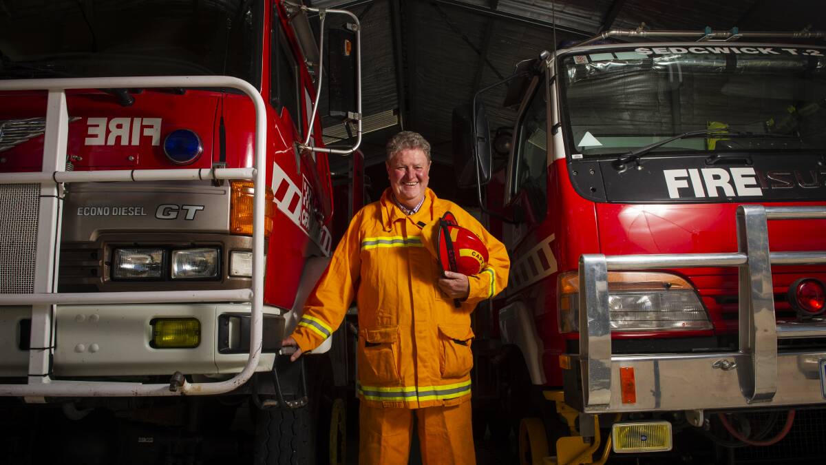 Longstanding Sedgwick Country Fire Authority volunteer Brendan Drechsler. Picture: DARREN HOWE