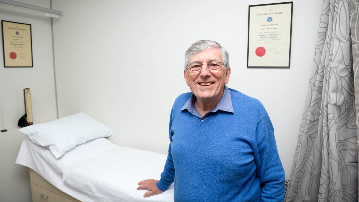 Doctor David Schepisi has practiced in Bendigo for nearly 40 years. Picture: DARREN HOWE