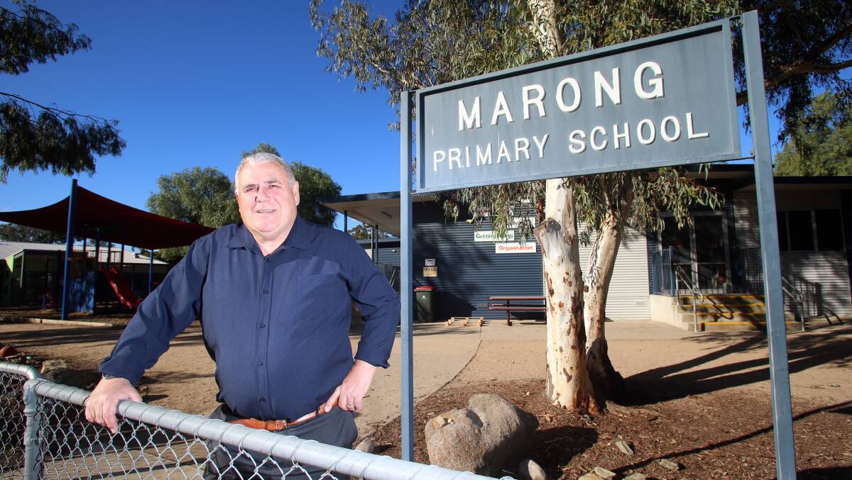 Marong Primary School principal Russell Jeffrey. Picture: GLENN DANIELS