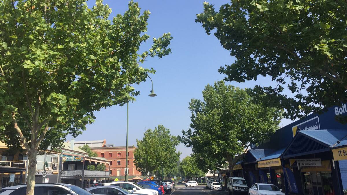 Air quality in Bendigo improved on Tuesday morning. Picture: ELSPETH KERNEBONE