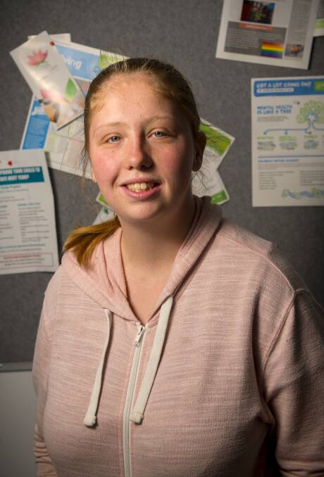 Kalianna student Sam wants to study childcare when she finishes year 12. Picture: DARRENHOWE