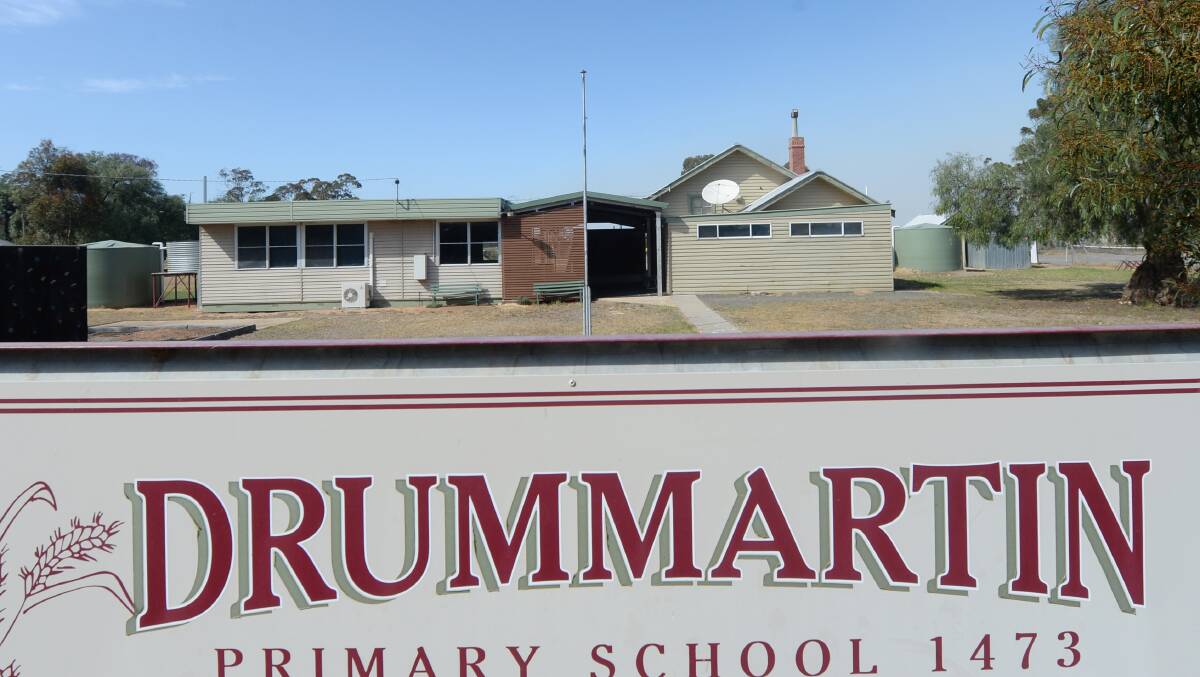 FOR SALE: Drummartin Primary School when it closed in 2015. Picture: DARREN HOWE