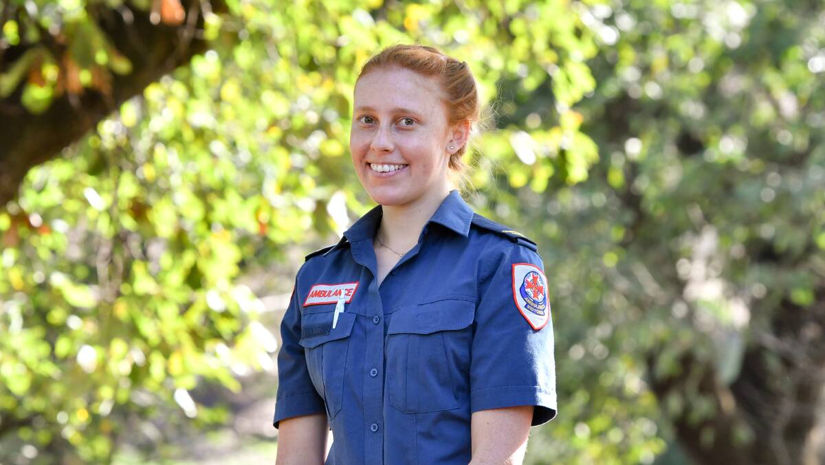 Bendigo paramedicine student Apryl Start has received a Royal Flying Doctor scholarship. Picture: NONI HYETT
