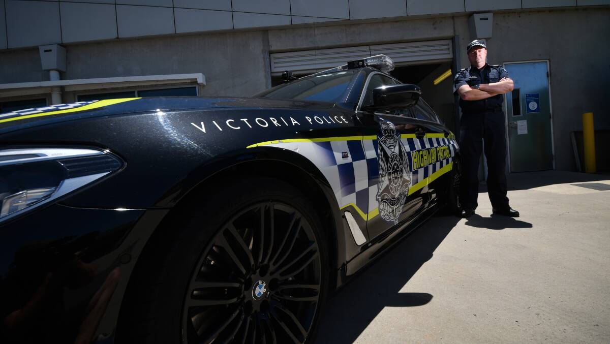 DRIVER CARE: Bendigo Highway Patrol Acting Senior Sergeant Paul Gordon urged drivers to respect others on the road as police prepare for a busy Christmas and new year. Picture: DARREN HOWE