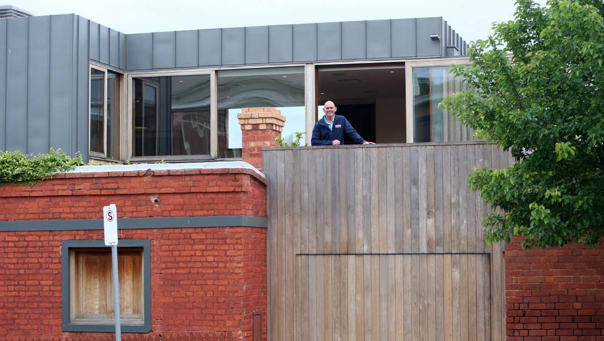 Andy Coldwell at his Short Street house which was part of Open House Bendigo. Picture: GLENN DANIELS. 