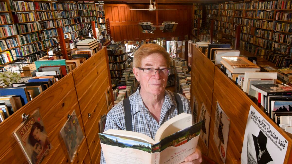 NOVEL TASTES: When Garry Murray does get the chance to read, it's normally a novel. Picture: NONI HYETT