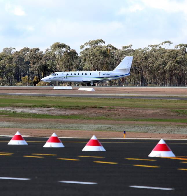 The Bendigo Airport redevelopment official opening. Picture: GLENN DANIELS