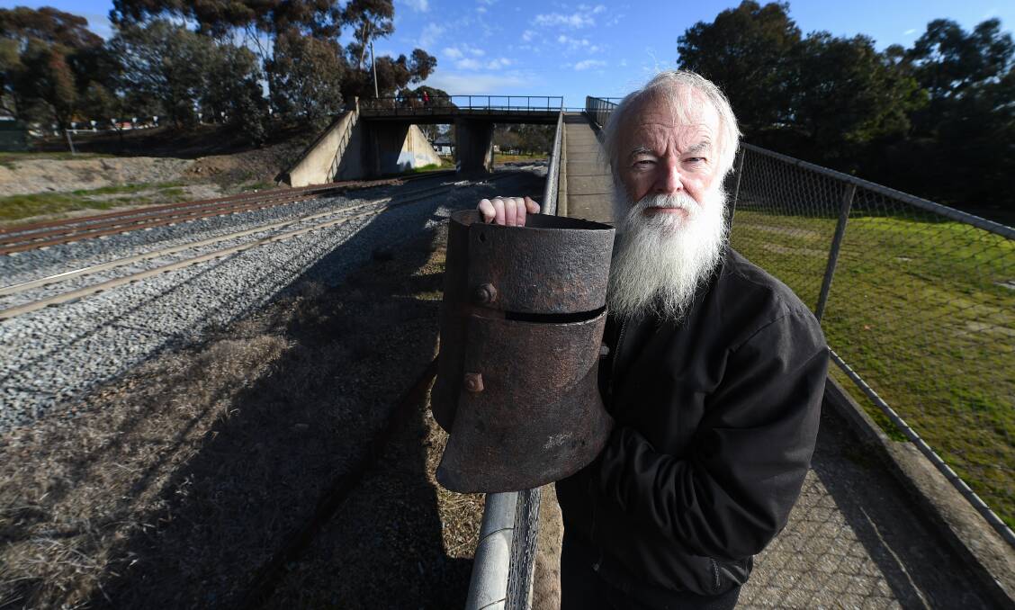 Glenrowan's Gary Dean says plans to build a replacement bridge on Beaconsfield Parade will "desecrate the original integrity of the precinct". Photo: Mark Jesser