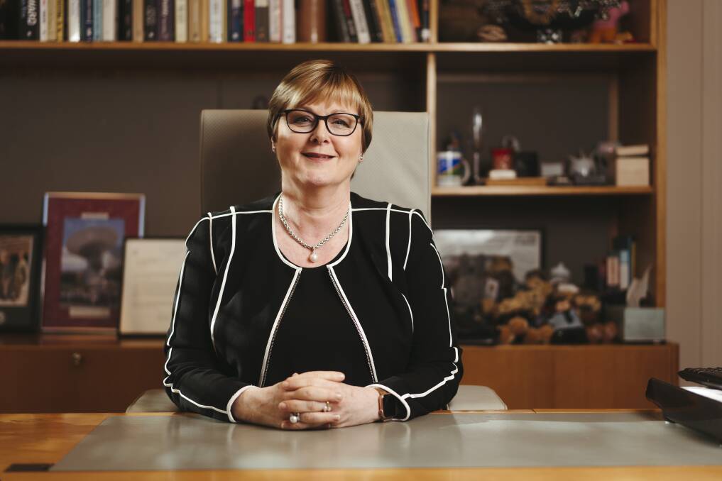NDIS Minister Linda Reynolds. Picture: Dion Georgopoulos