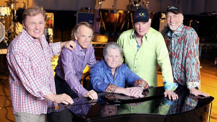 From left, Bruce Johnston, Al Jardine, Brian Wilson, Mike Love and David Marks have buried their differences because ''the music is all that really matters''.