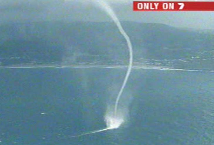 Water spout off Avoca.