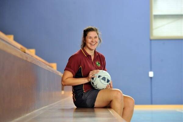 VERSATILE: Catholic College Bendigo student Jacqueline Dupuy will play a key role as an "import" for the NT. Picture: JIM ALDERSEY