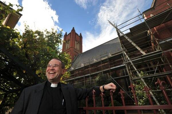 Fresh face: Very Reverend John Roundhill will be installed as St Paul’s Cathedral’s new dean.