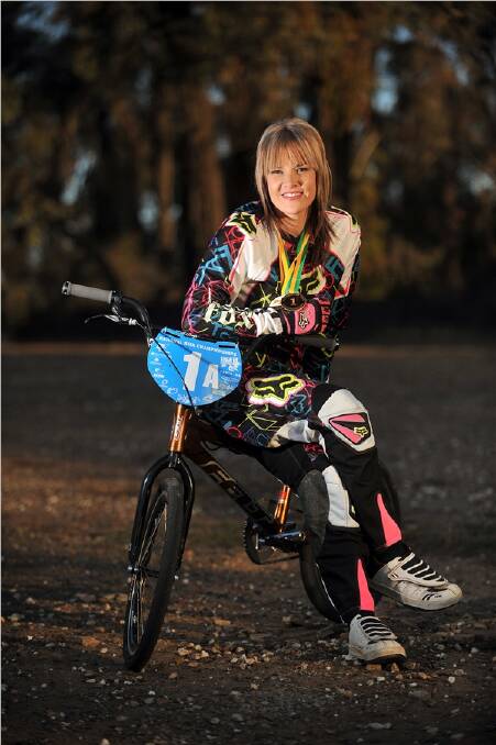 NUMBER ONE: BMX racing champion Jaclyn Wilson-Thompson.