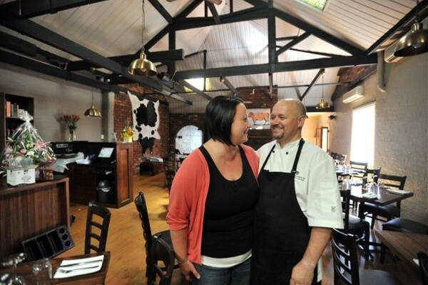 New venture: Owners of The Woodhouse restaurant Danielle and Paul Pitcher.