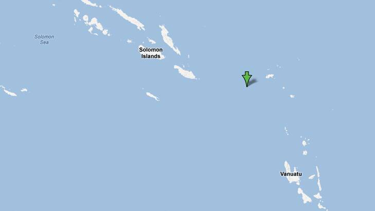 Tsunami warning ... a magnitude 8 earthquake has struck near the Solomon Islands.