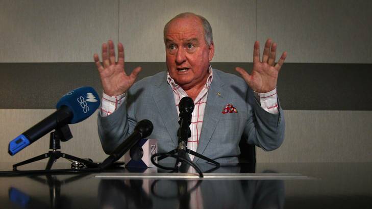 'Unacceptable' ... Alan Jones makes a public apology to the Prime Minister.